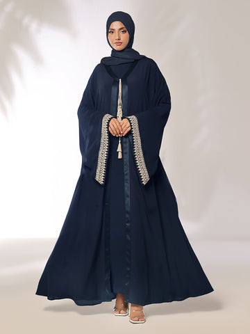 Blossom Sleeves Dark Navy Kimono